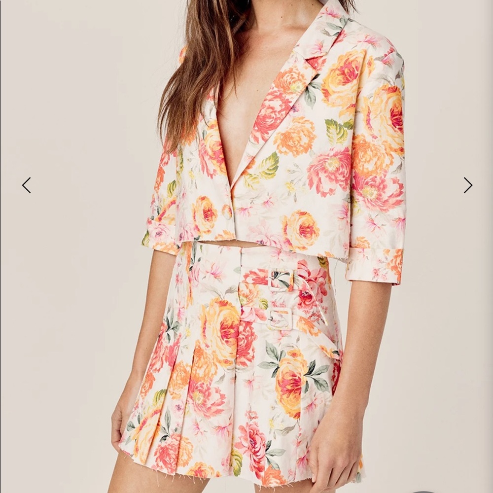 For love and lemon Julep pleated skirt and top-S